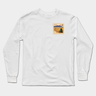 MTG - Plains Stamp - Omiat - Postage Stamp Series Long Sleeve T-Shirt